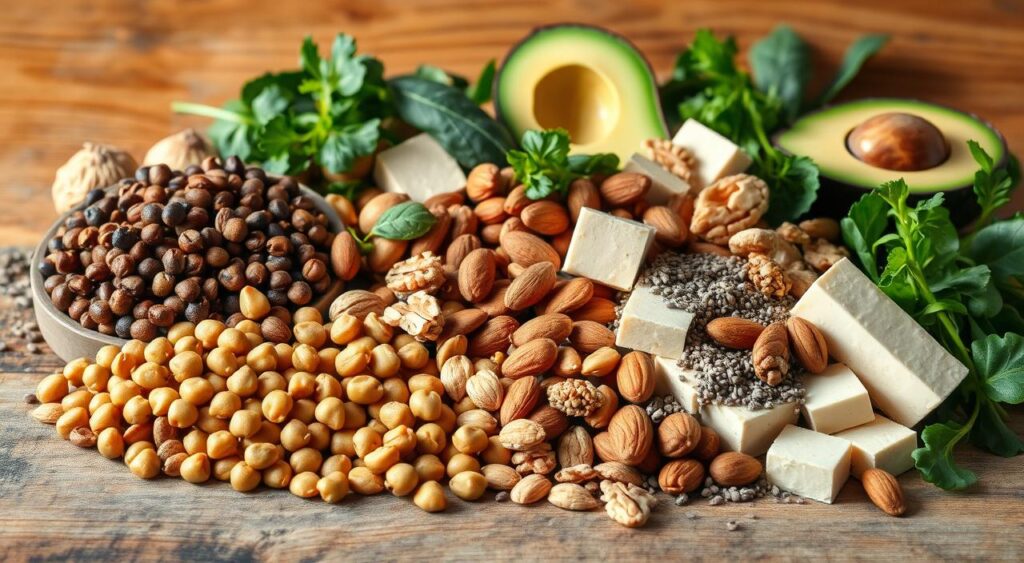 alimentos veganos ricos em proteína