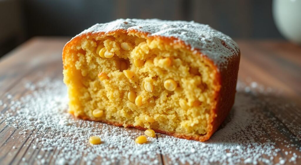 bolo vegano de milho