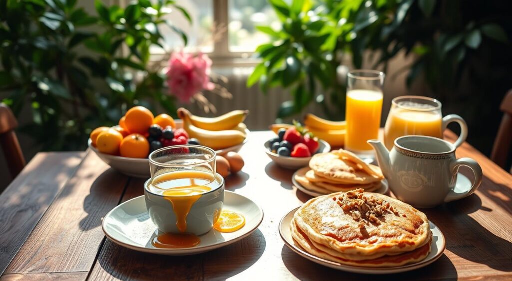 café da manhã vegano saudável