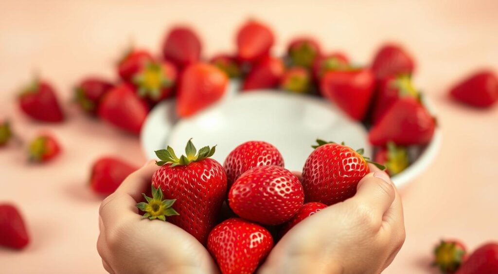 como fazer morango vegano
