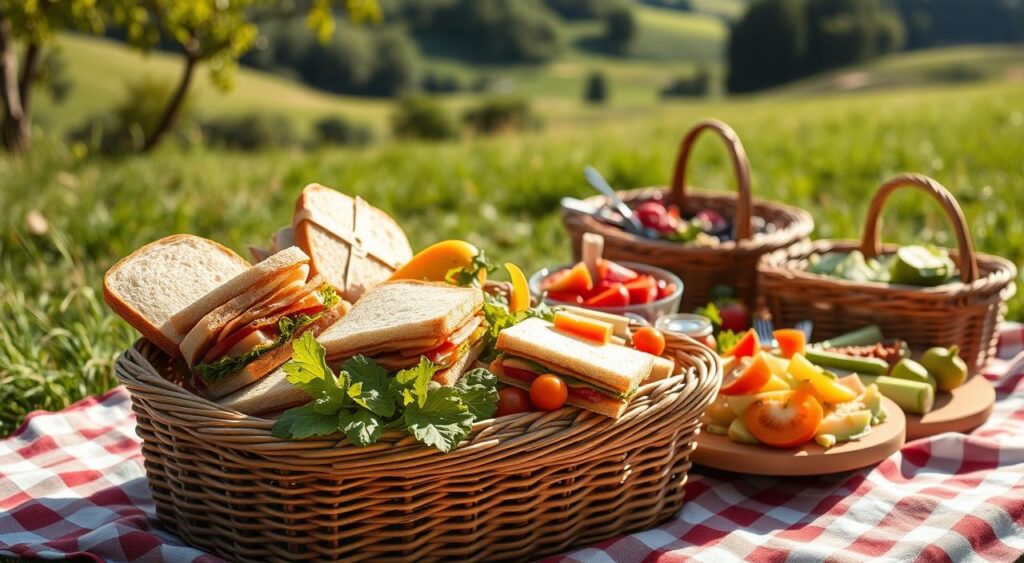 lanches veganos para piquinique