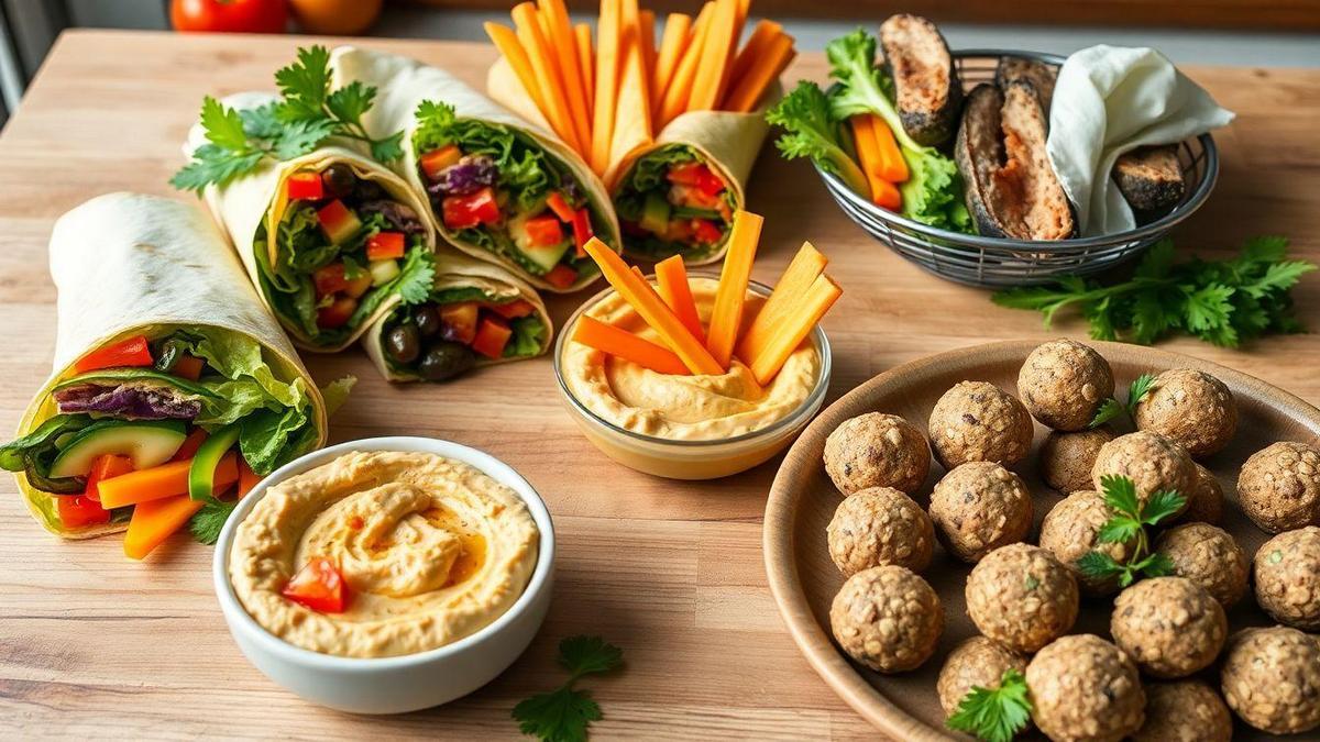 Receitas Fáceis de Lanches Veganos Ricos