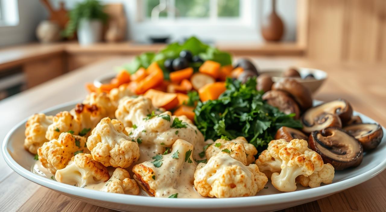 receitas veganas com couve flor