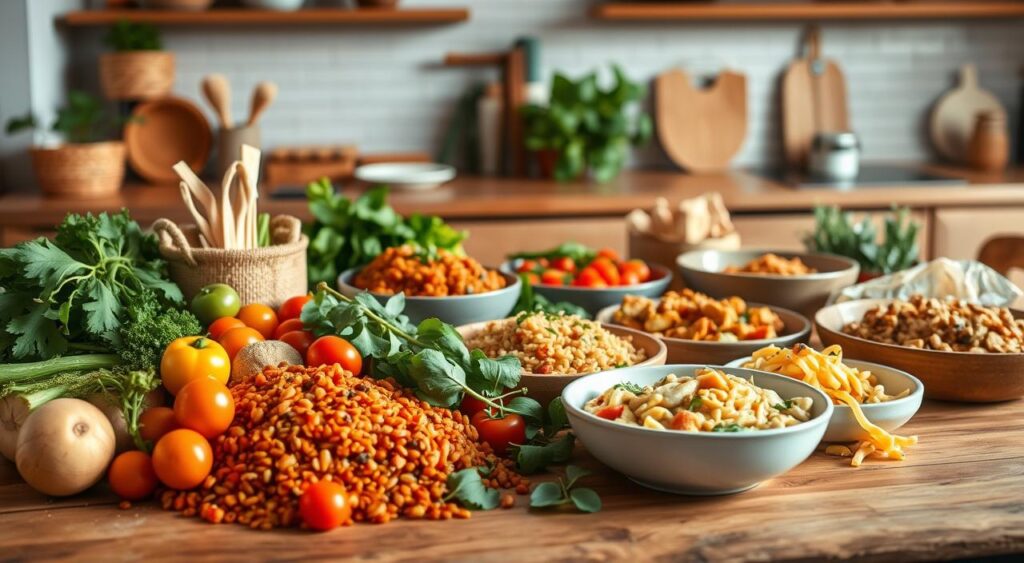 refeições veganas acessíveis